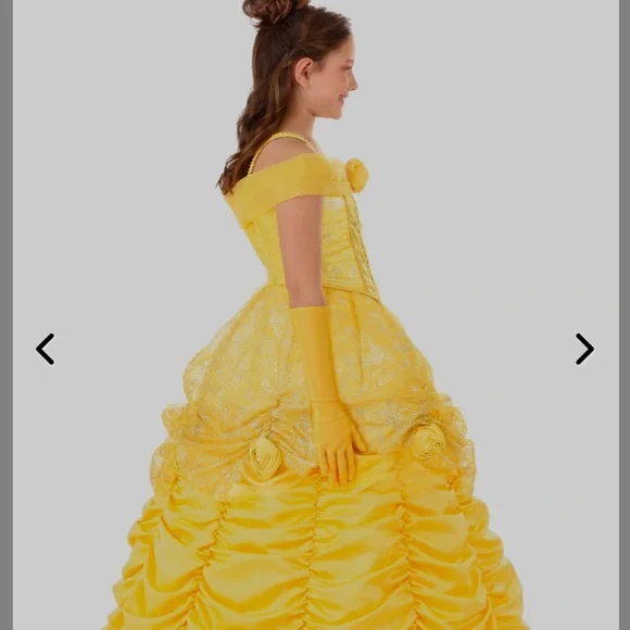 Disney's Beauty and the Beast Belle Costume for Girls NEW TAGS Child Size Medium - Picture 12 of 15